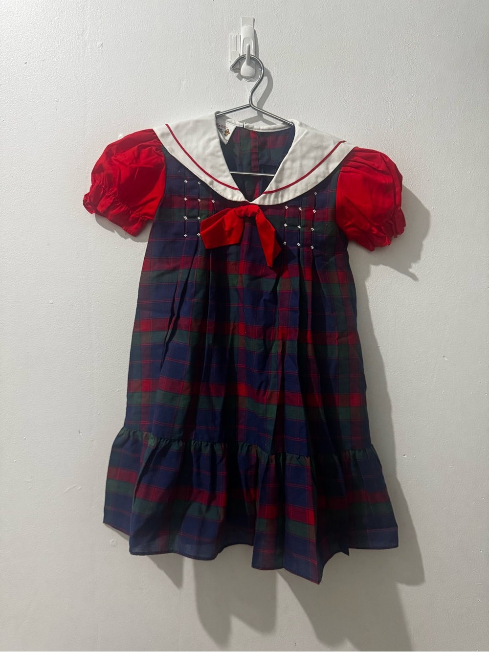 Winnie the Pooh Girls Plaid Dress size 6x